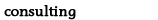 consulting